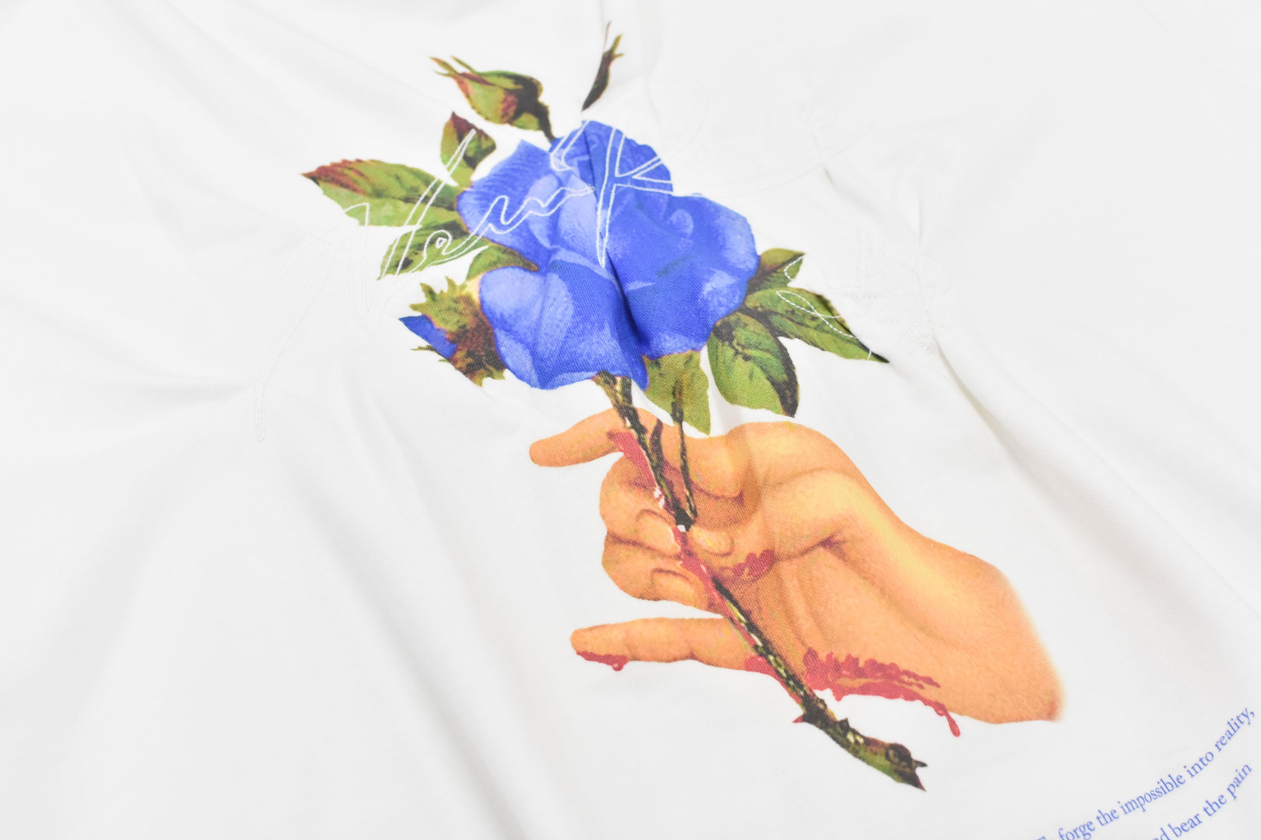 Embroidery Wrinklework Sweatshirt / print