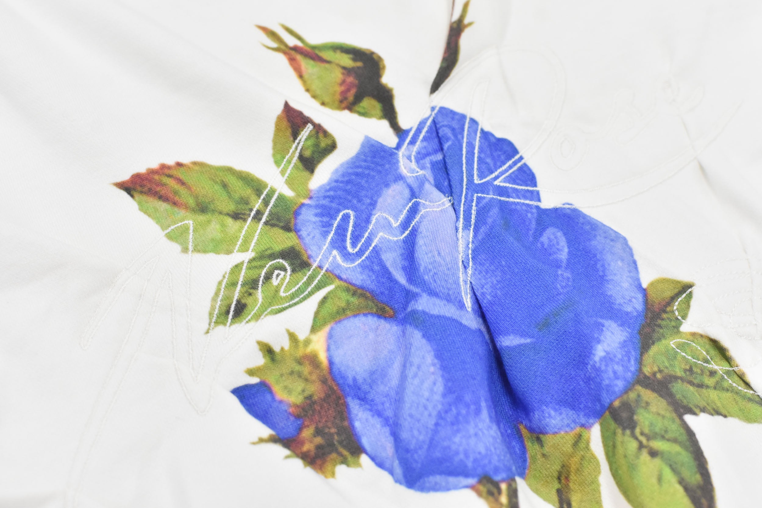 Embroidery Wrinklework Sweatshirt / print