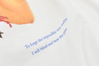 Embroidery Wrinklework Sweatshirt / print