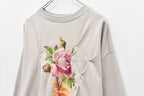 Embroidery Wrinklework Sweatshirt / print