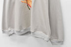 Embroidery Wrinklework Sweatshirt / print