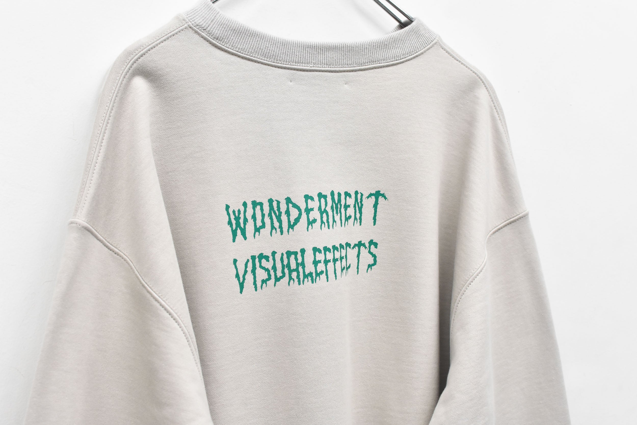 Embroidery Wrinklework Sweatshirt / print