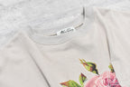 Embroidery Wrinklework Sweatshirt / print