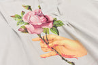 Embroidery Wrinklework Sweatshirt / print