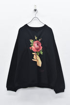 Embroidery Wrinklework Sweatshirt / print