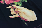 Embroidery Wrinklework Sweatshirt / print