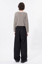 【New Color ! 】Fold The Waist Pants