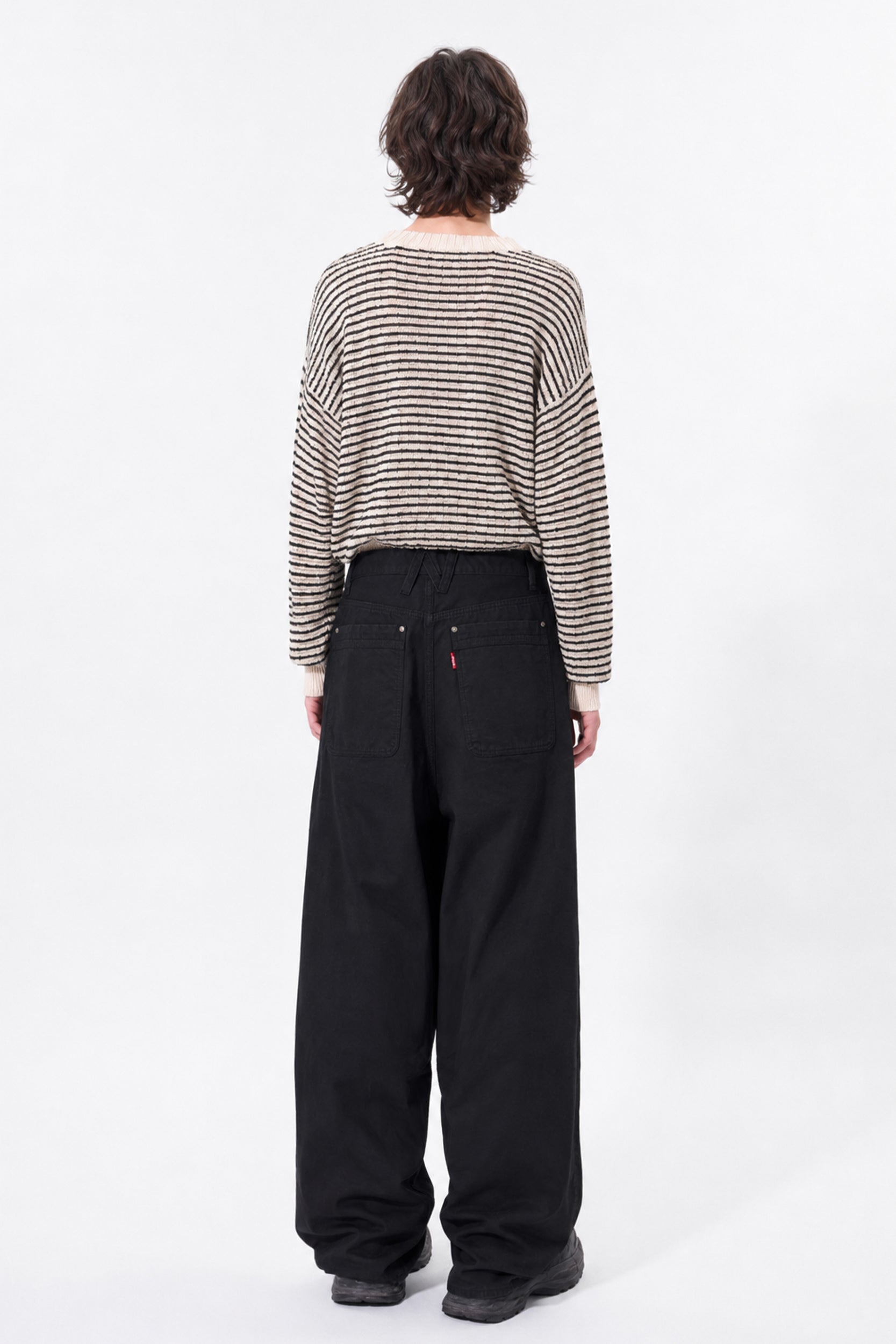 【New Color ! 】Fold The Waist Pants